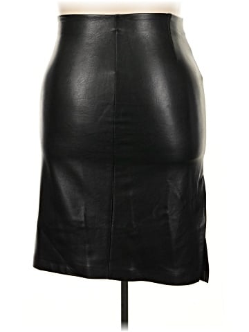 Joseph Ribkoff Faux Leather Skirt (view 2)