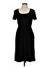 Evan Picone Solid Black Casual Dress Size 6 - photo 1