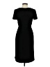 Evan Picone Solid Black Casual Dress Size 6 - photo 2