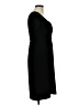 Evan Picone Solid Black Casual Dress Size 6 - photo 4