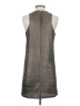 She + Sky 100% Polyester Metallic Silver Casual Dress Size S - photo 2