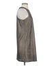 She + Sky 100% Polyester Metallic Silver Casual Dress Size S - photo 4