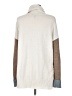 Tribal Color Block Blue Turtleneck Sweater Size M - photo 2