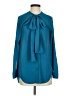 Atlein Collective 100% Polyester Teal Long Sleeve Blouse Size 0 - photo 1