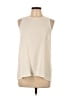 Sugar Lips 100% Polyester Ivory Sleeveless T-Shirt Size L - photo 1