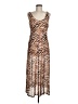 Louna Animal Print Brown Cocktail Dress Size M - photo 1
