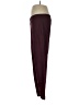 JM Collection Solid Burgundy Active Pants Size L - photo 5