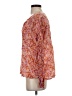 J.Crew 100% Ramie Orange Long Sleeve Blouse Size S - photo 5