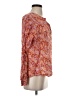 J.Crew 100% Ramie Orange Long Sleeve Blouse Size S - photo 4