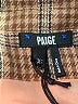 Paige Houndstooth Brown Blazer Size XS - photo 6
