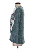 Van Heusen 100% Polyester Floral Silver Cardigan Size XXS - photo 5
