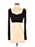 American Threads Black Long Sleeve Top Size M - photo 1