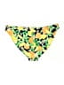 Aqua Print Yellow Swimsuit Bottoms Size XXL (estimated) - photo 2