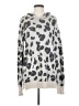 Ann Taylor LOFT Animal Print Silver Pullover Sweater Size S - photo 1