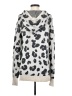 Ann Taylor LOFT Animal Print Silver Pullover Sweater Size S - photo 2