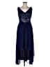 Ever Pretty 100% Polyester Blue Cocktail Dress Size 4X - photo 1