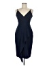 Parker Black Blue Cocktail Dress Size 6 - photo 1