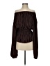 Atlein Collective 100% Polyester Brown Long Sleeve Blouse Size XS - photo 1