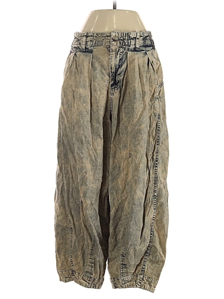 Pre-owned We The Free Casual Pants In Gold