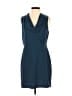 XXI 100% Polyester Solid Blue Cocktail Dress Size M - photo 1