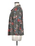 Collective Concepts 100% Polyester Floral Gray 3/4 Sleeve Blouse Size M - photo 5