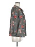 Collective Concepts 100% Polyester Floral Gray 3/4 Sleeve Blouse Size M - photo 4