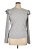 Gap Gray Long Sleeve Top Size XL - photo 1