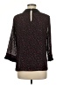 CeCe 100% Polyester Black 3/4 Sleeve Blouse Size M - photo 2