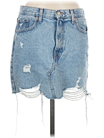 MNG Denim Skirt (view 1)
