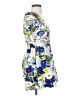 Assorted Brands Print Blue Casual Dress Size 4 - photo 4