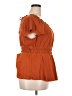Torrid Orange Short Sleeve Blouse Size 2X Plus (2) - photo 4