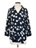 CAbi 100% Polyester Floral Blue 3/4 Sleeve Blouse Size XS - photo 1