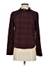 Thakoon Burgundy Long Sleeve Blouse Size 0 - photo 1