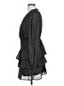Mi ami 100% Polyester Polka Dots Black Cocktail Dress Size L - photo 5