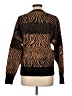 DKNY Animal Print Brown Pullover Sweater Size L - photo 2