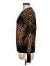 DKNY Animal Print Brown Pullover Sweater Size L - photo 5