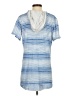 J Valdi Blue Short Sleeve Blouse Size S - photo 2