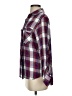 Sam Edelman 100% Rayon Plaid Burgundy Red 3/4 Sleeve Blouse Size S - photo 5