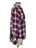 Sam Edelman 100% Rayon Plaid Burgundy Red 3/4 Sleeve Blouse Size S - photo 4
