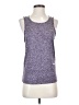 Nike 100% Polyester Solid Purple Active Tank Size S - photo 1