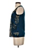 NY&C 100% Polyester Blue Sleeveless Blouse Size XS - photo 5