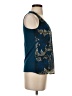 NY&C 100% Polyester Blue Sleeveless Blouse Size XS - photo 4