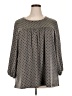 Weekend Suzanne Betro Gray 3/4 Sleeve Blouse Size 2X - photo 1