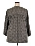 Weekend Suzanne Betro Gray 3/4 Sleeve Blouse Size 2X - photo 2