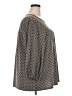 Weekend Suzanne Betro Gray 3/4 Sleeve Blouse Size 2X - photo 4