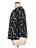 H&M 100% Polyester Floral Black 3/4 Sleeve Blouse Size XL - photo 5