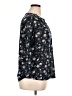 H&M 100% Polyester Floral Black 3/4 Sleeve Blouse Size XL - photo 4