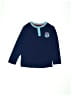 Sonic The Hedgehog 100% Polyester Blue Long Sleeve Henley Size 6 - photo 1