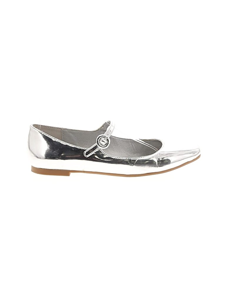 Pre-owned Steve Madden Flats In Silver
