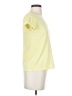 Max Studio Yellow Short Sleeve T-Shirt Size XS - photo 4